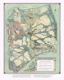 Vintage Map of San Joaquin, California 1910