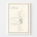 Vintage Map of Arcadia, California 1910