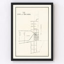 Vintage Map of Arcadia, California 1910