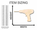Unfinished Wood Drill Shape - Tool - Craft - up to 46" DIY