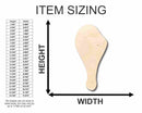 Unfinished Wood Drumstick Shape - Kitchen - Food - Craft - up to 46" DIY