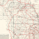 Vintage Black Hills & Harney National Forest Map 1934