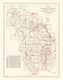 Vintage Black Hills & Harney National Forest Map 1934