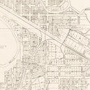 Vintage Map of Belle Fourche, South Dakota 1949