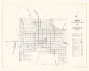 Vintage Map of Custer, South Dakota 1969