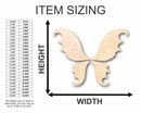 Unfinished Wood Fairy Wings Shape - Mythical - DIY Costume - 4 Piece Craft - up to 46" DIY