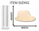 Unfinished Wood Fedora Shape - Hat - Craft - up to 46" DIY