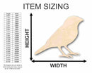 Unfinished Wood Finch Shape - Animal - Bird - Wildlife - Craft - up to 46" DIY