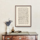 Vintage Map of Hand County, South Dakota 1900