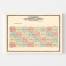 Vintage Map of McPherson County, South Dakota 1911