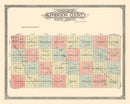 Vintage Map of McPherson County, South Dakota 1911