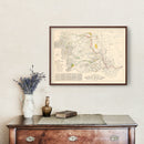 Vintage Missouri River Basin Map 1952