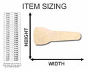 Unfinished Wood Flashlight Shape - Craft - up to 46" DIY