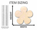 Unfinished Wood Flower Shape - Spring - Craft - up to 46" DIY