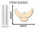 Unfinished Wood Flying Dove Shape - Bird - Wildlife - Craft - up to 46" DIY