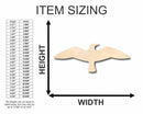 Unfinished Wood Flying Seagull Shape - Animal - Wildlife - Craft - up to 46" DIY