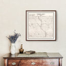 Vintage Map of Sanborn County, South Dakota 1900