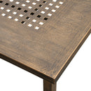 Traditional Outdoor Aluminum 95-in Rectangle Large Patio Dining Table