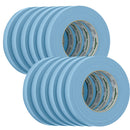 FrogTape CP 250 Medium-High Adhesion Masking Tape - 18MM x 55M x 12-Pack - Light Blue - Rated f/250F