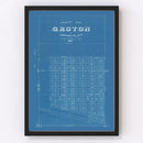 Vintage Map of Groton, South Dakota 1882