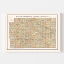 Vintage Map of Ottertail County, Minnesota 1916