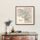 Vintage Map of Itasca County, Minnesota 1914