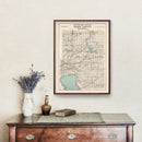 Vintage Map of Aitkin County, Minnesota 1914