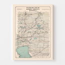 Vintage Map of Aitkin County, Minnesota 1914
