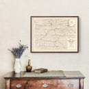 Vintage Map of Roseau County, Minnesota 1911