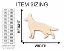 Unfinished Wood German Shepherd Dog Shape - Animal - Pet - Craft - up to 46" DIY