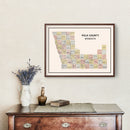 Vintage Map of Polk County, Minnesota 1907