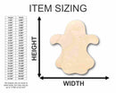 Unfinished Wood Ghost Shape - Halloween - Craft - up to 46" DIY