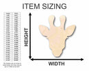 Unfinished Wood Giraffe Head Shape - Animal - Wildlife - Craft - up to 46" DIY