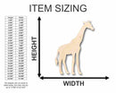 Unfinished Wood Giraffe Shape - Animal - Wildlife - Craft - up to 46" DIY