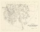 Vintage Map of Woonsocket, Rhode Island 1929