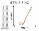 Unfinished Wood Golf Club Shape - Sporting - Craft - up to 46" DIY