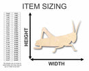 Unfinished Wood Grasshopper Shape - Insect - Wildlife - Craft - up to 46" DIY