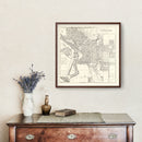 Vintage Map of Stevens Point, Wisconsin 1919