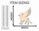 Unfinished Wood Griffin Shape - Mythical - Beast - Craft - up to 46" DIY