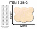 Unfinished Wood Groundhog Head Shape - Groundhog's Day - Animal - Craft - up to 46" DIY