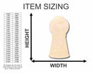 Unfinished Wood Gumball Machine Shape - Candy - Craft - up to 46" DIY