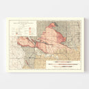 Vintage Arbuckle Mountain Region Map 1903