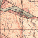 Vintage Arbuckle Mountain Region Map 1903