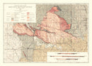 Vintage Arbuckle Mountain Region Map 1903