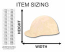 Unfinished Wood Hard Hat Shape - Construction - Tool - Craft - up to 46" DIY