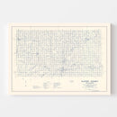 Vintage Map of Custer County, Oklahoma 1936