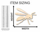 Unfinished Wood Hornet Shape - Insect - Animal - Wildlife - Craft - up to 46" DIY