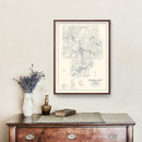 Vintage Map of Okmulgee County, Oklahoma 1936