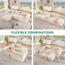 107 Inch Cloud Modular Sofa with Deep Seats Comfort
