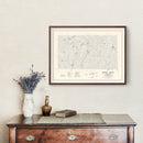 Vintage Map of Washita County, Oklahoma 1936